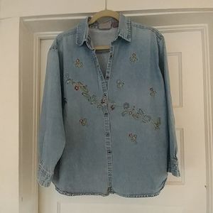 Premier International - faded denim shirt